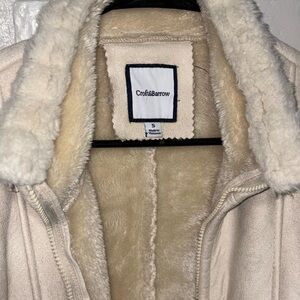 Croft & Barrow Women's Plush Cream Teddy Jacket